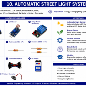 Automatic Street Light Alert System using Arduino uno