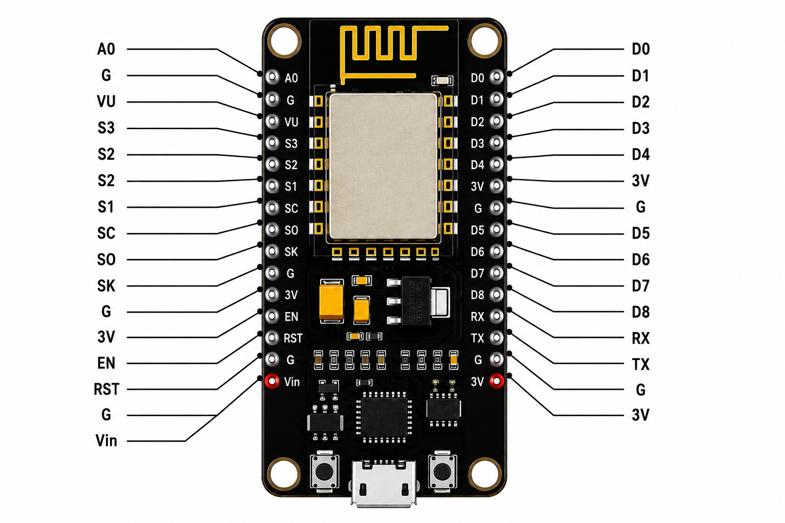 ESP8266 NodeMcu - Image 2