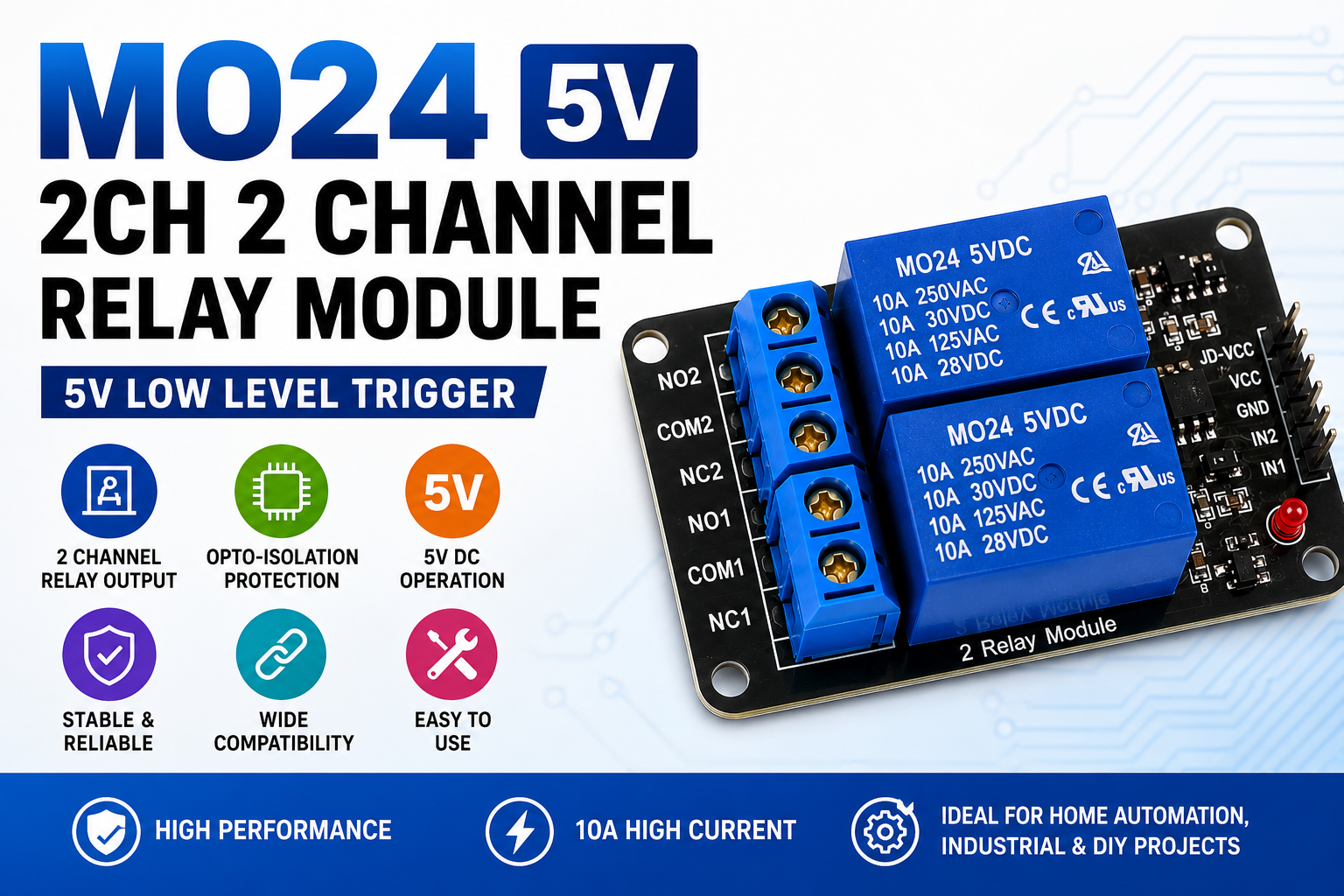 5V Relay Module (2ch) - Image 5