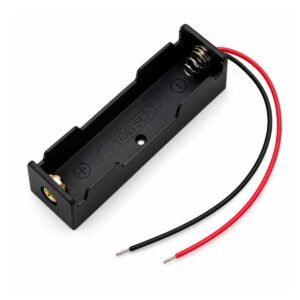 18650 Li-ion Single Battery Holder with Wires – Single Battery Case