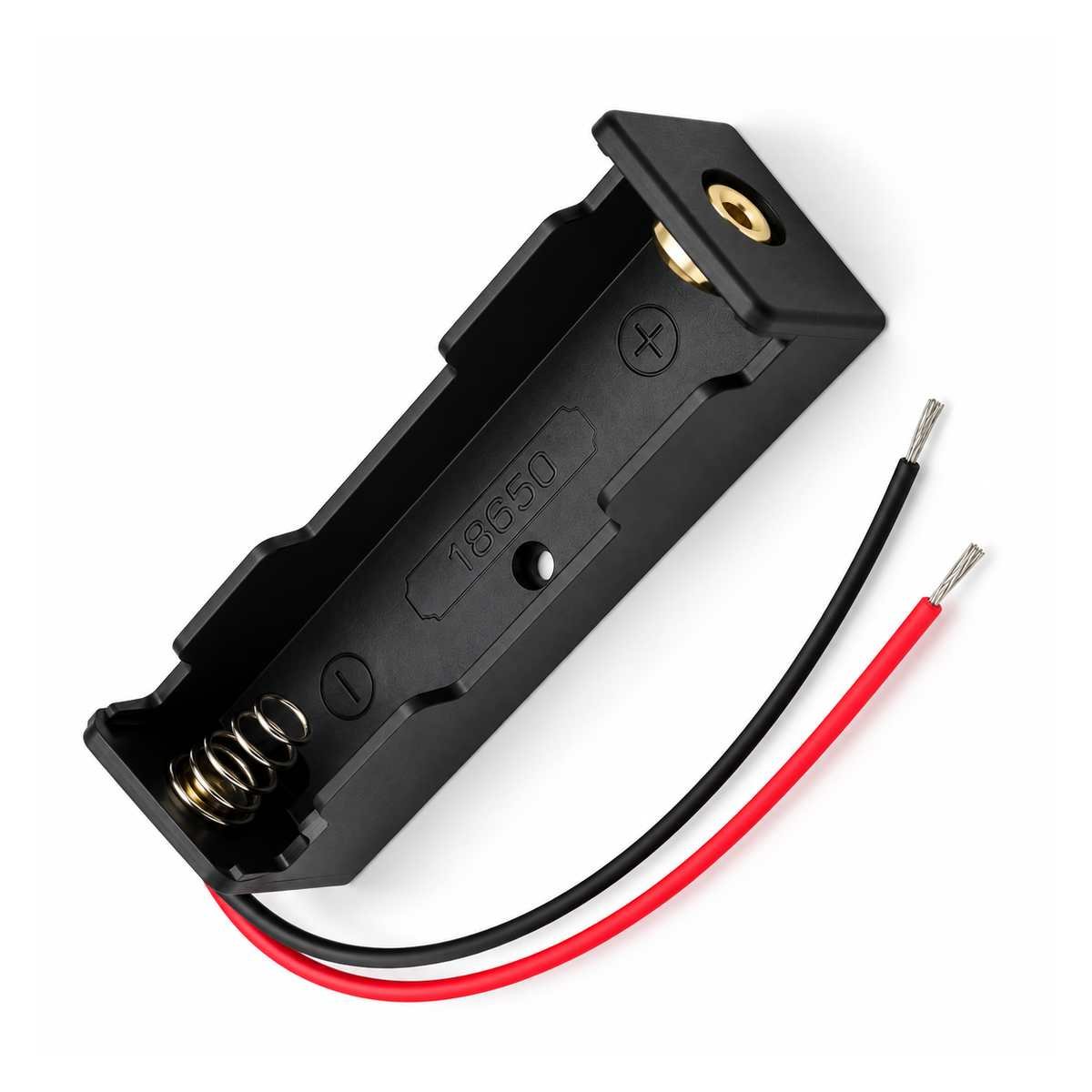 18650 Li-ion Single Battery Holder with Wires – Single Battery Case - Image 2
