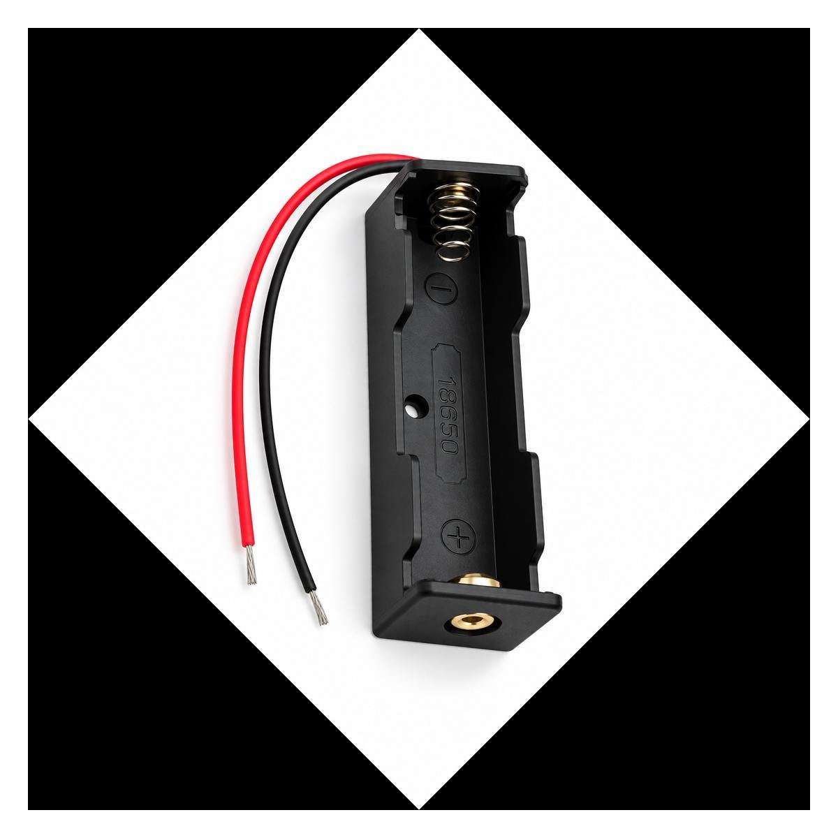 18650 Li-ion Single Battery Holder with Wires – Single Battery Case - Image 3