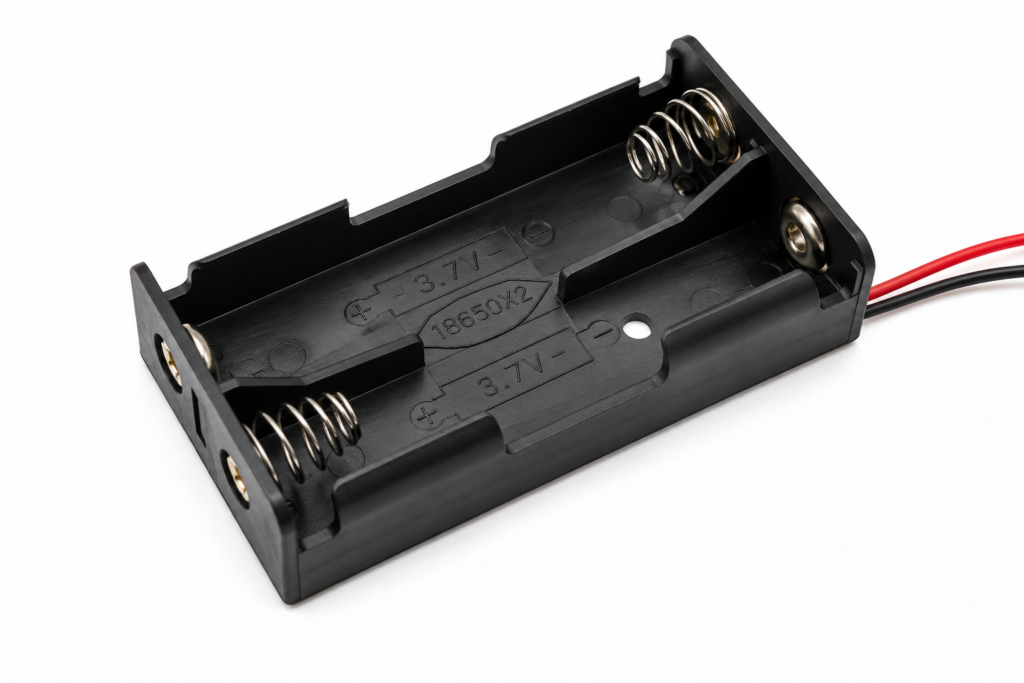 2 Cell 18650 Battery Holder with Wires