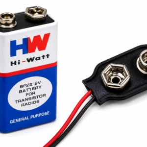 9V Battery with Connector