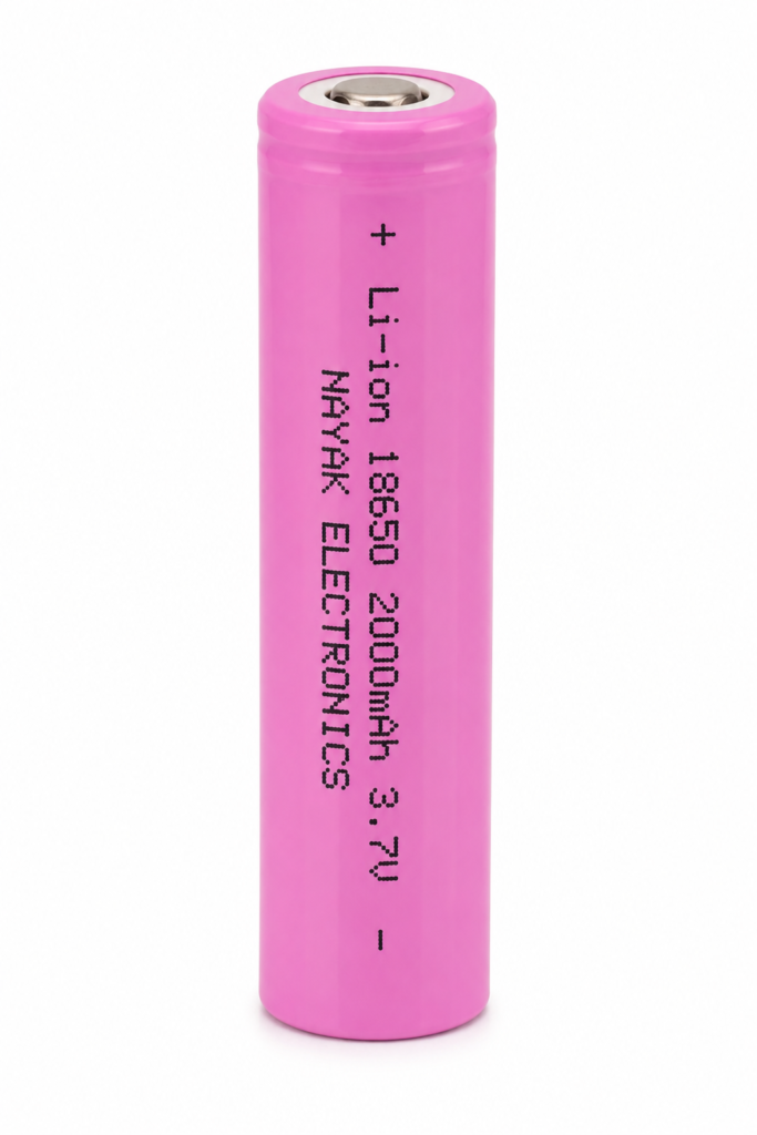 3.7V 2000mAh 18650 Li-ion Rechargeable Battery Cell