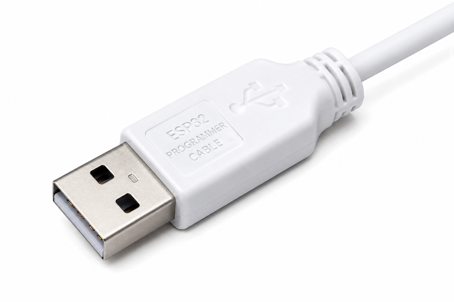 ESP32 & ESP8266 Programming Cable 1.5M Micro USB White - Image 4