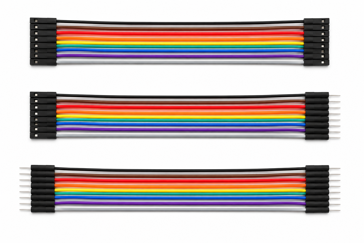Jumper Wire M-M M-F F-F 40PCS 20cm Dupont Cable Set